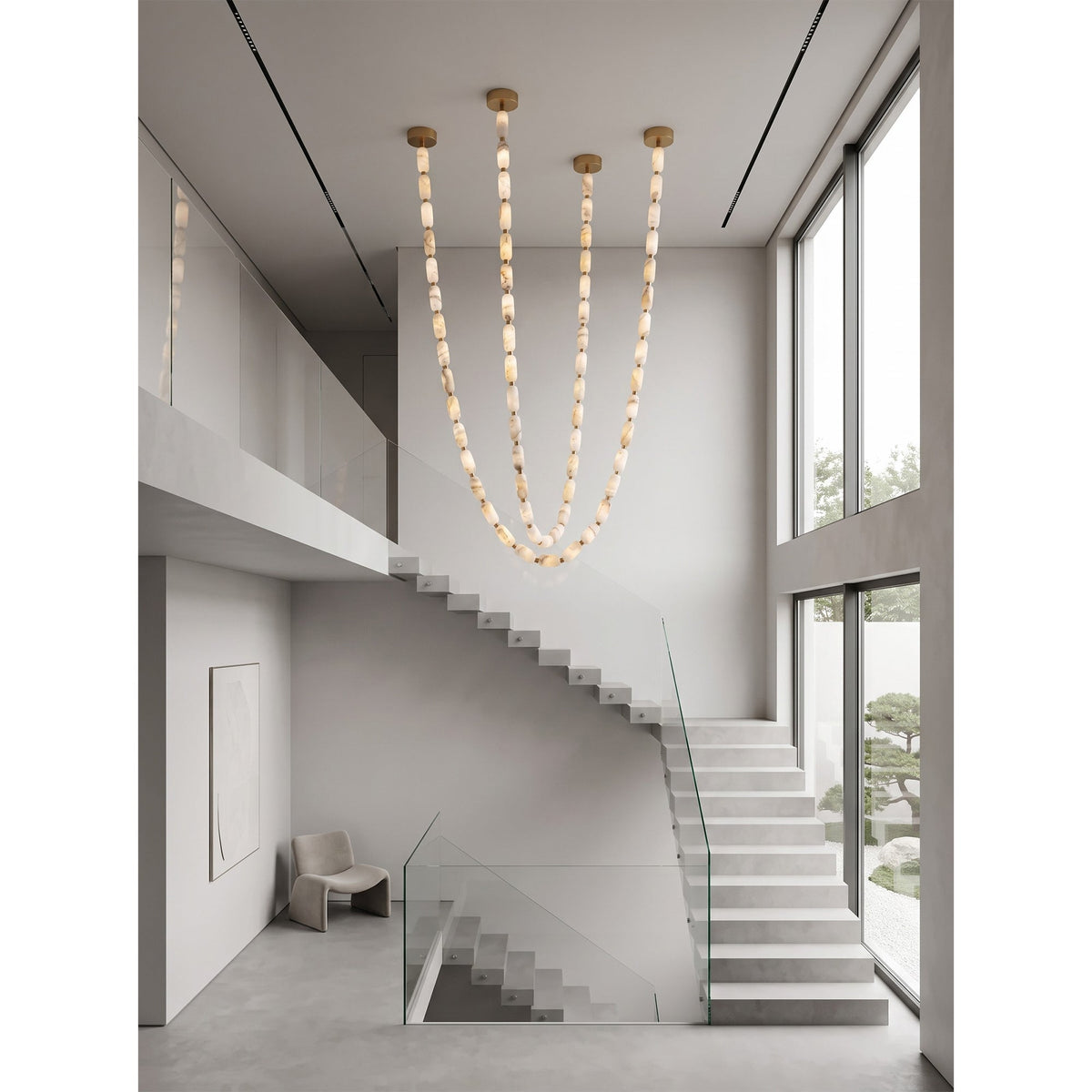 Seravelle Alabaster Chandelier