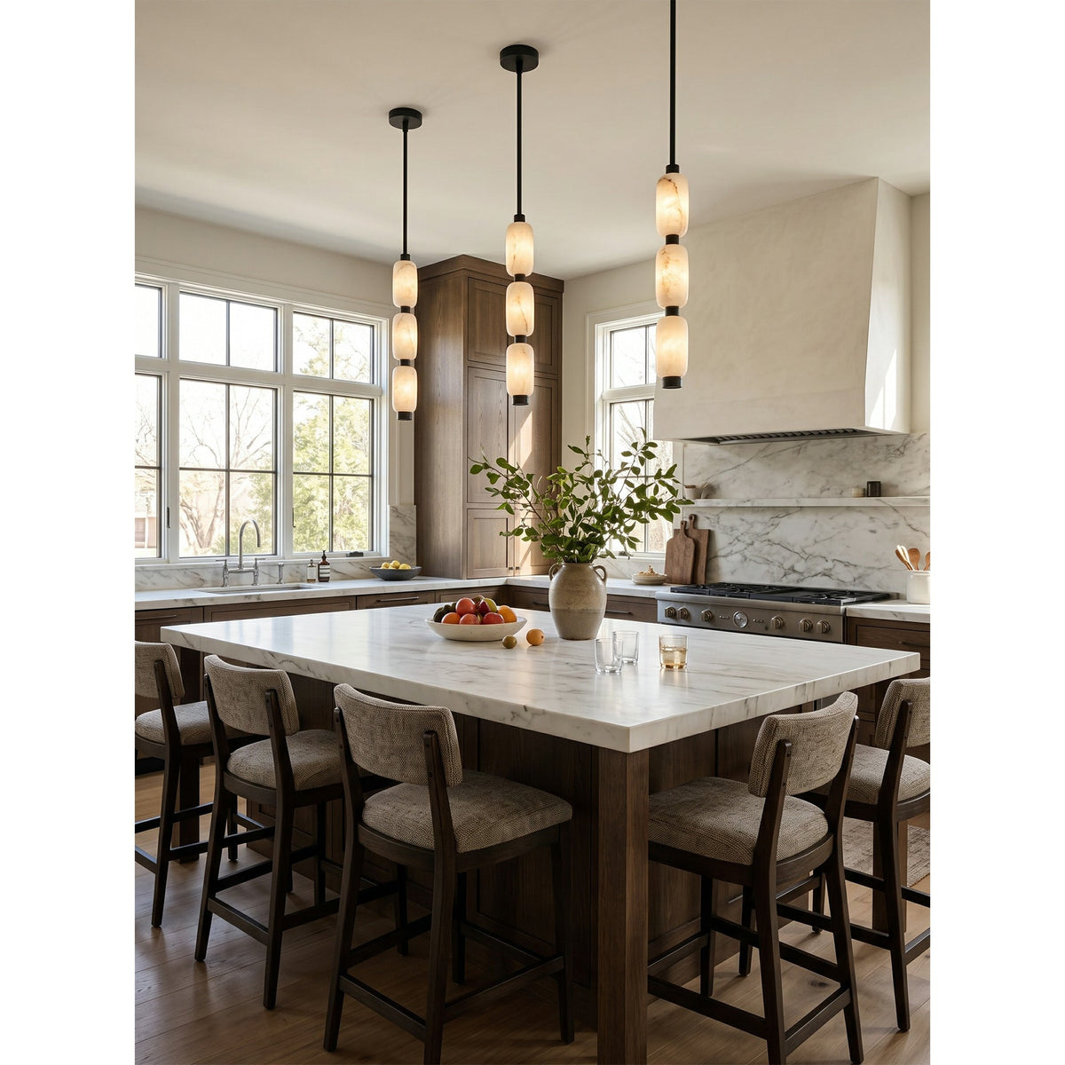 Seravelle Alabaster Pendant Lamp