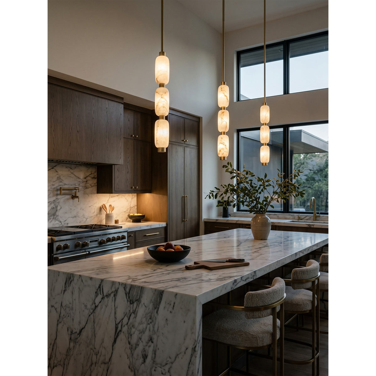 Seravelle Alabaster Pendant Lamp