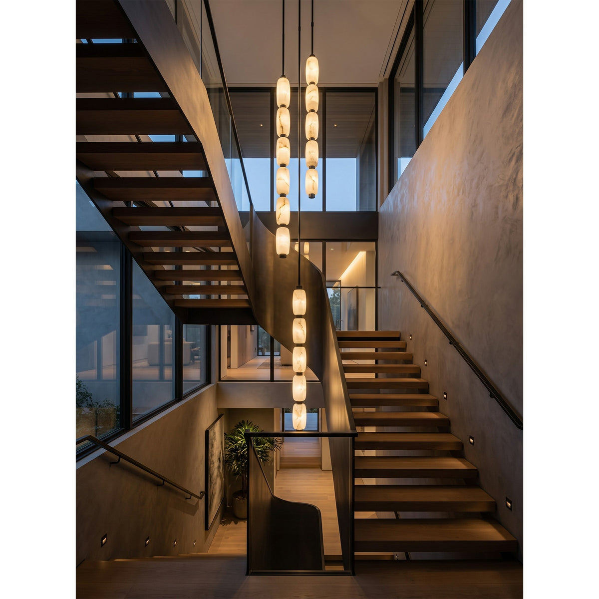 Seravelle Alabaster Pendant Lamp