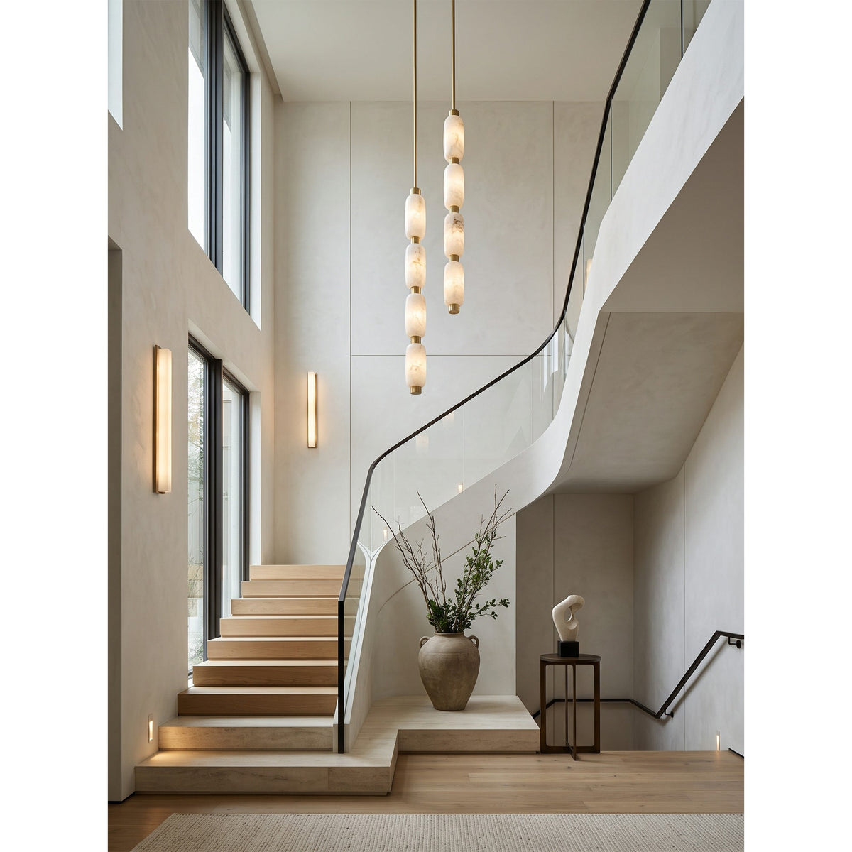 Seravelle Alabaster Pendant Lamp