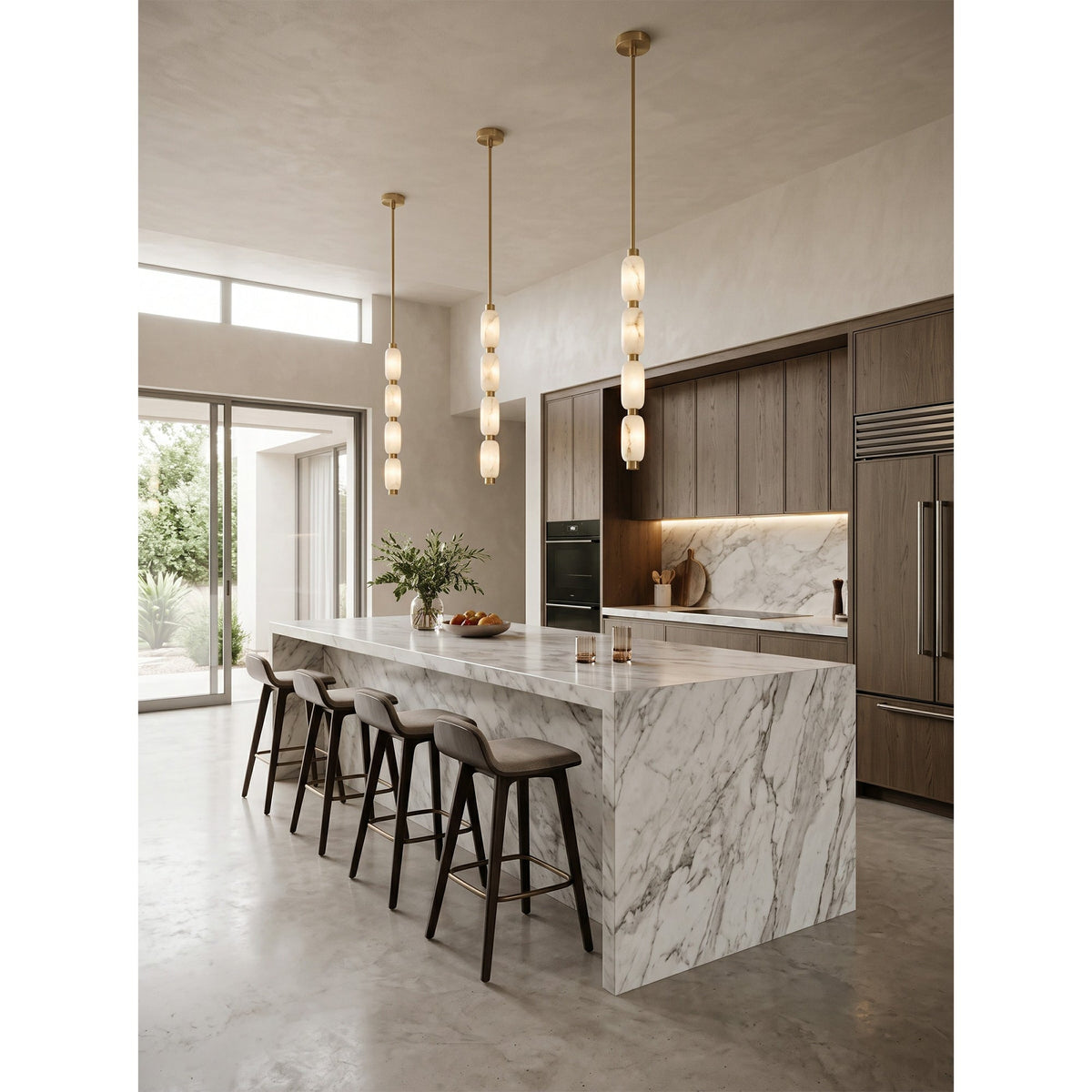 Seravelle Alabaster Pendant Lamp