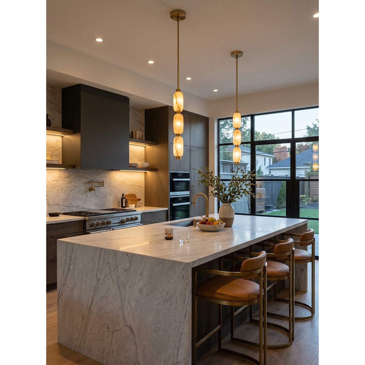 Seravelle Alabaster Pendant Lamp