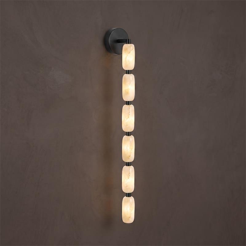 Seravelle Alabaster Wall Sconce