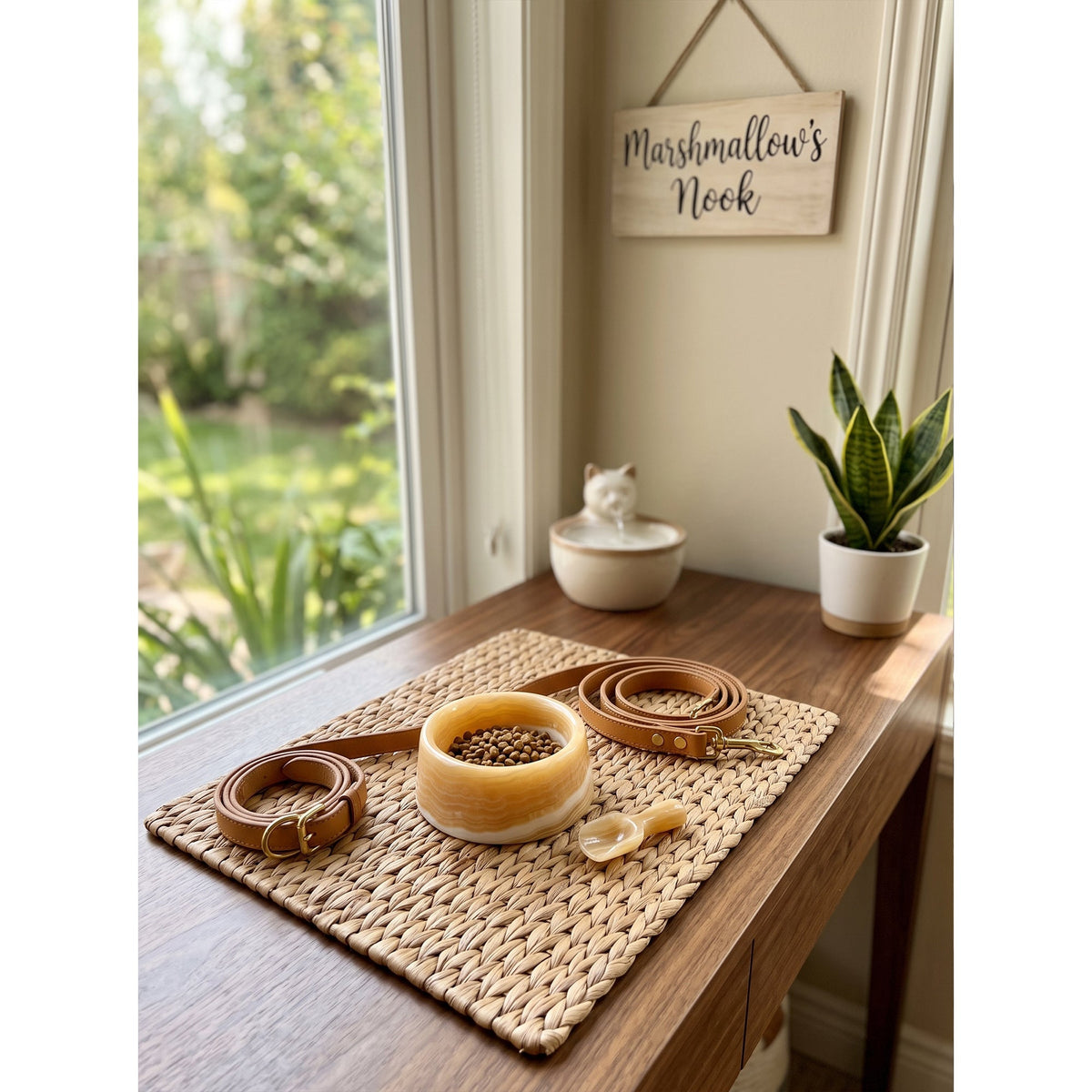 Sierra Marble Pet Bowl