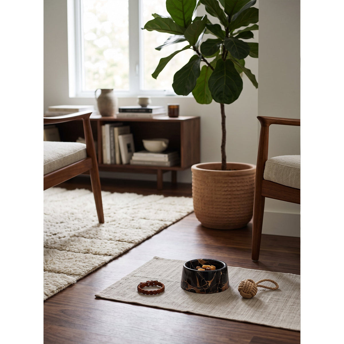 Sierra Marble Pet Bowl