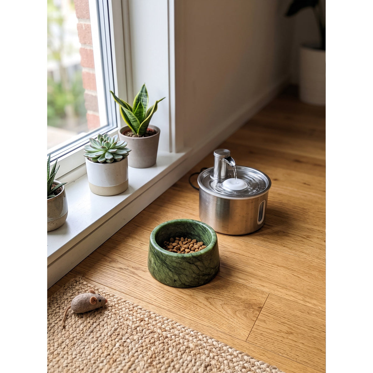 Sierra Marble Pet Bowl