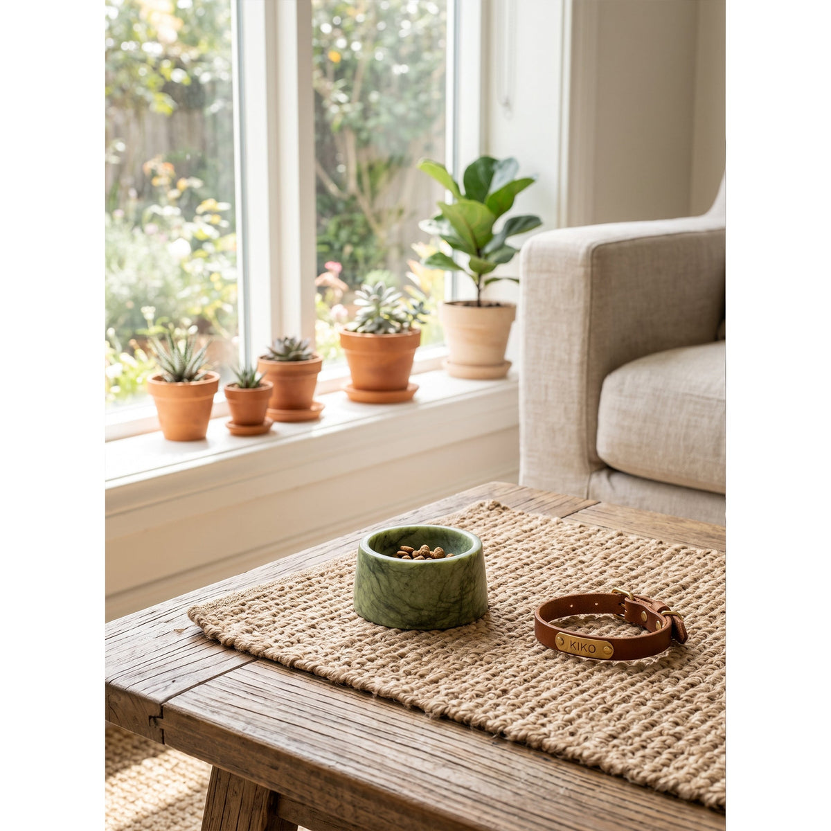 Sierra Marble Pet Bowl