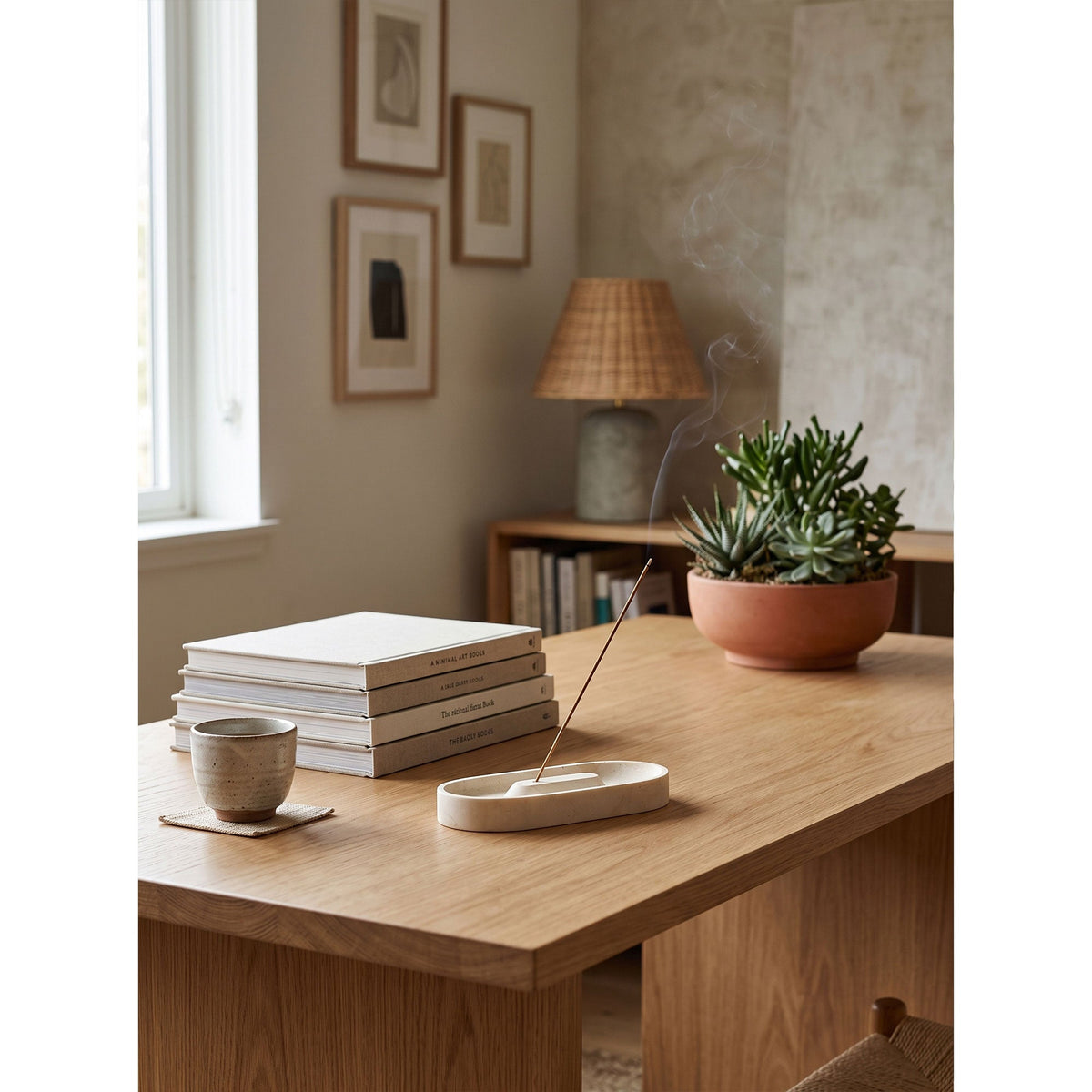 Solstice Stone Incense Tray