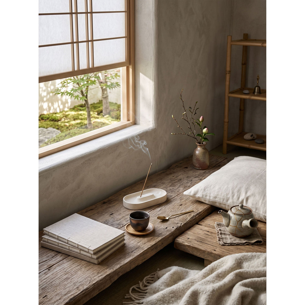 Solstice Stone Incense Tray