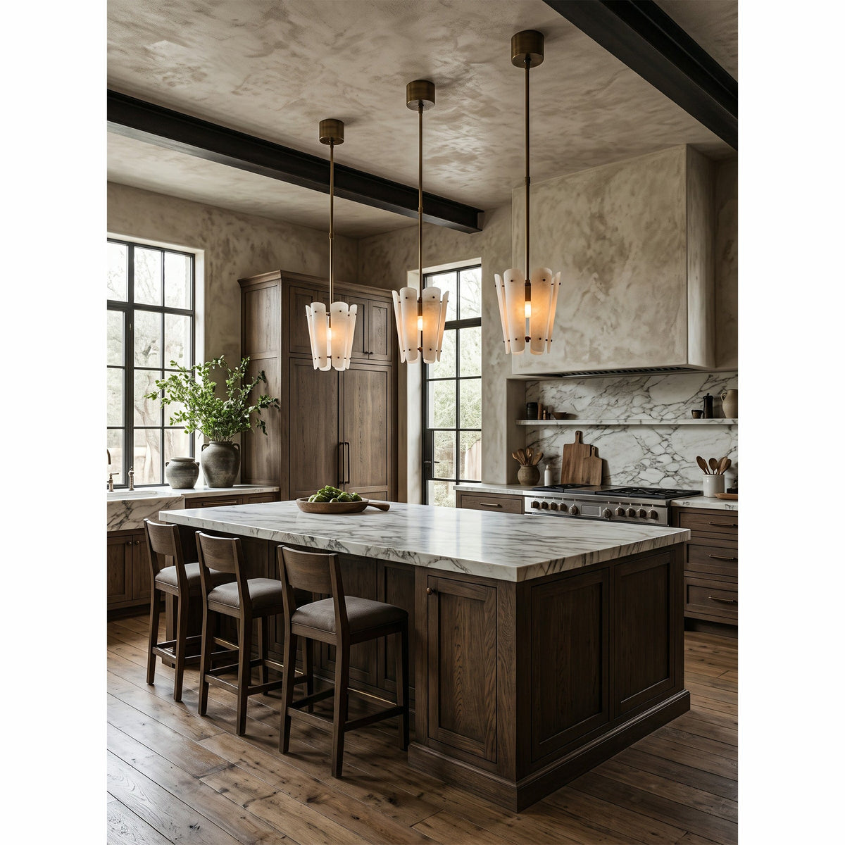 Solvane Alabaster Pendant Lamp