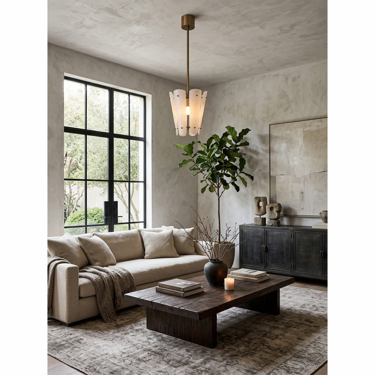 Solvane Alabaster Pendant Lamp