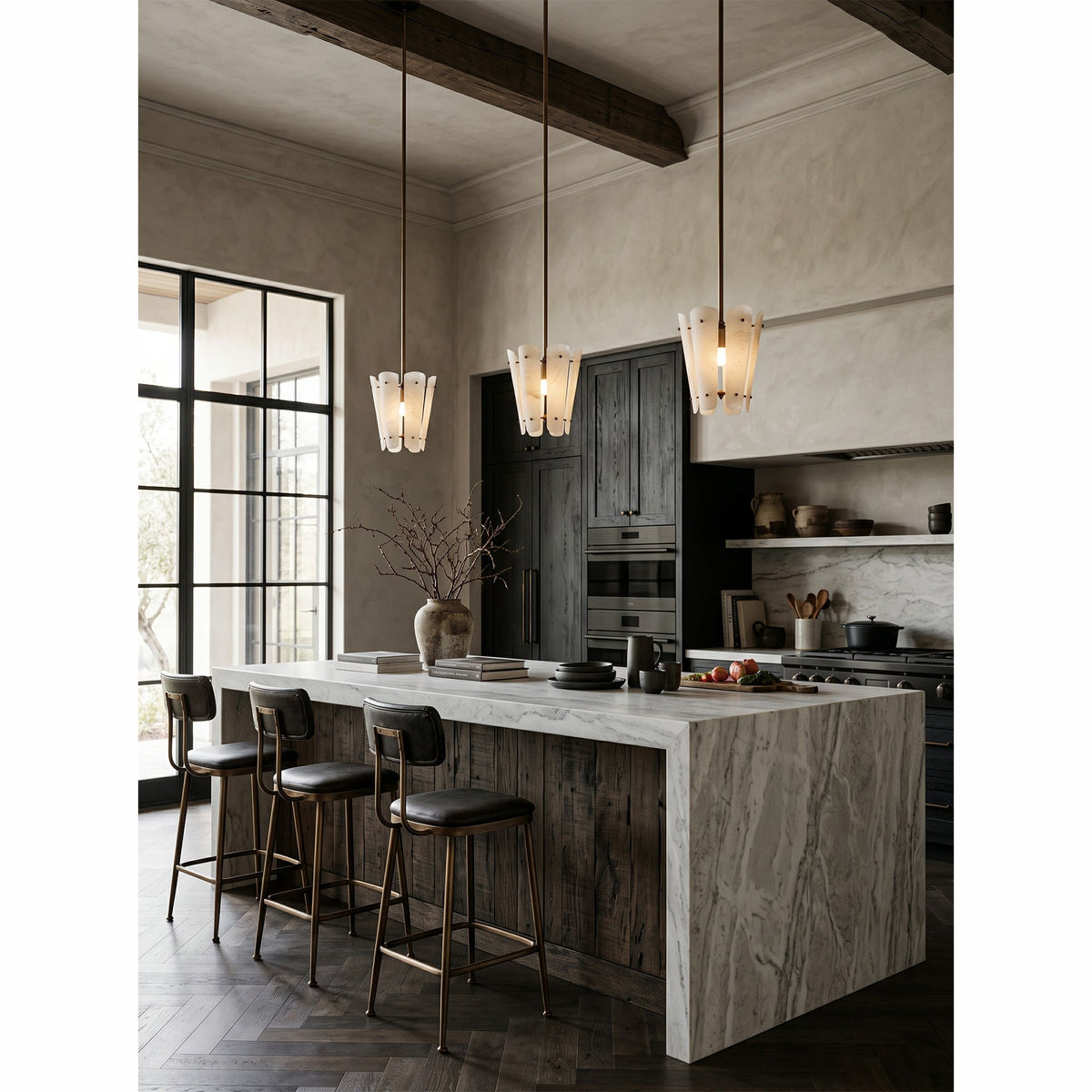 Solvane Alabaster Pendant Lamp