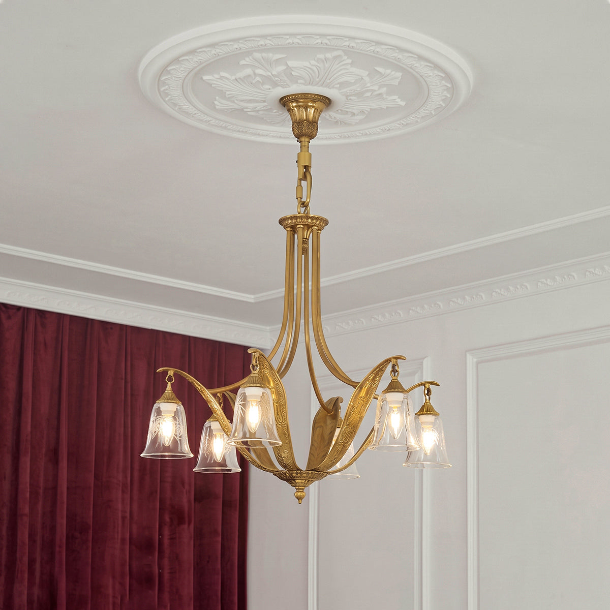 Somerset Glass Chandelier