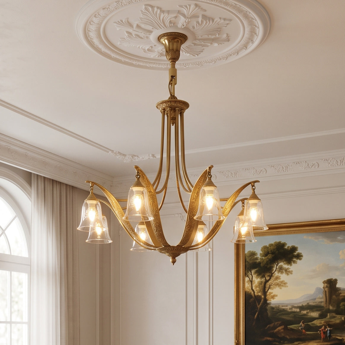 Somerset Glass Chandelier