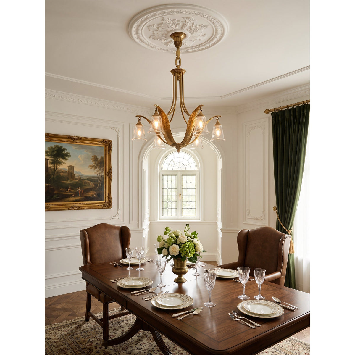 Somerset Glass Chandelier