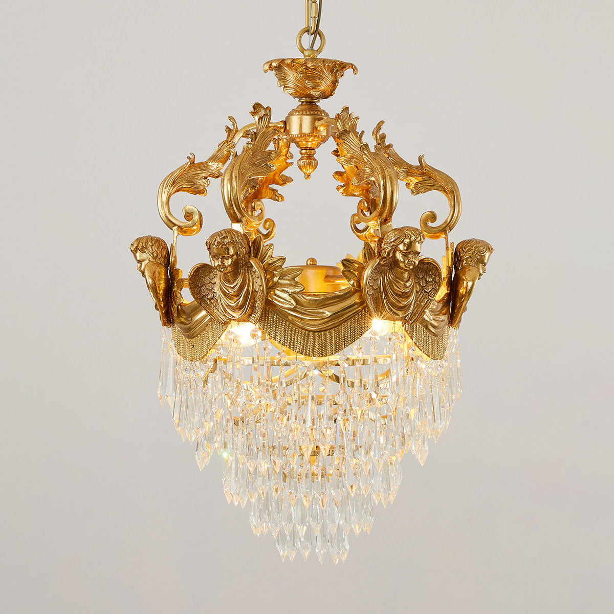 Stained Crystal Pendant Lamp