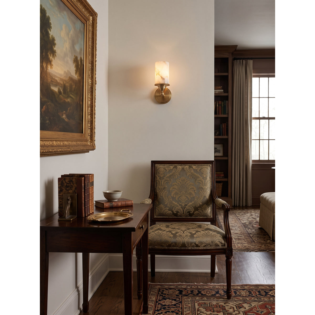 Stratton Alabaster Wall Sconce