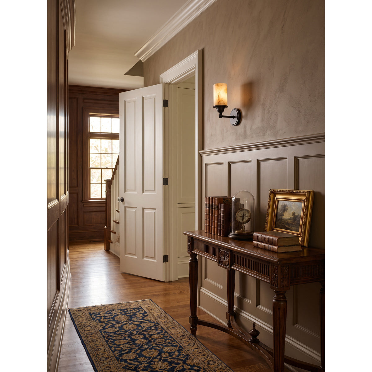 Stratton Alabaster Wall Sconce