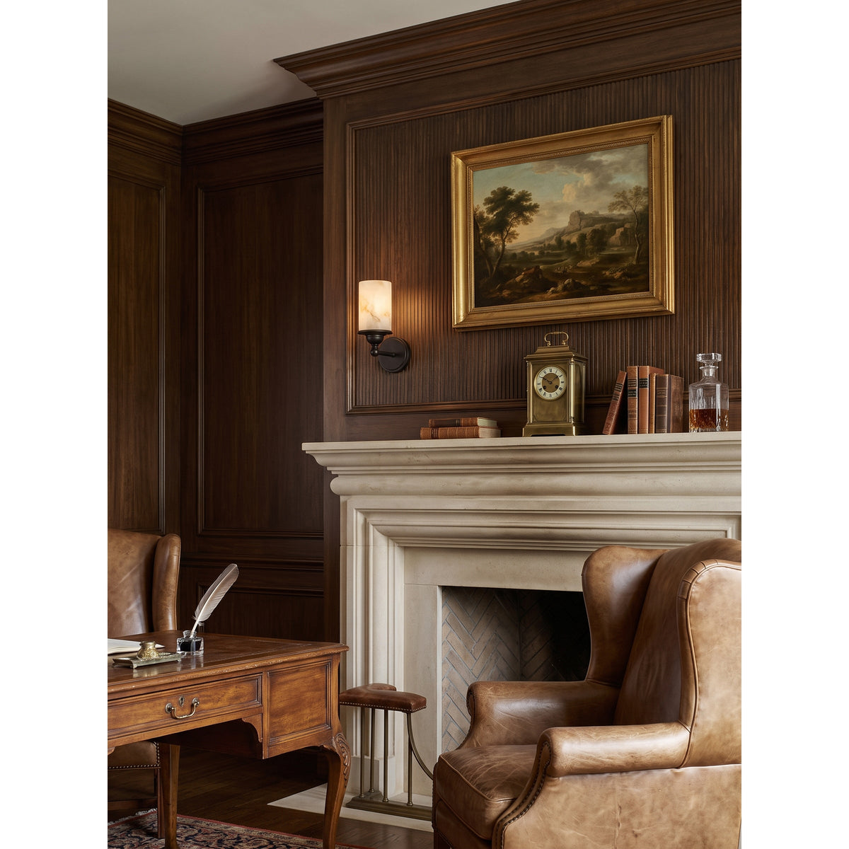 Stratton Alabaster Wall Sconce