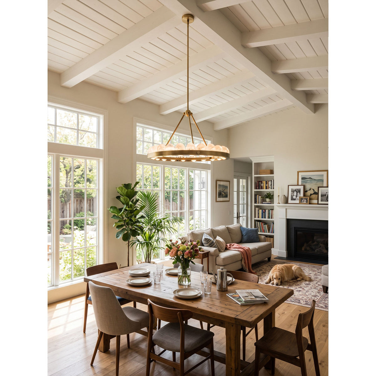 Suter Alabaster Chandelier