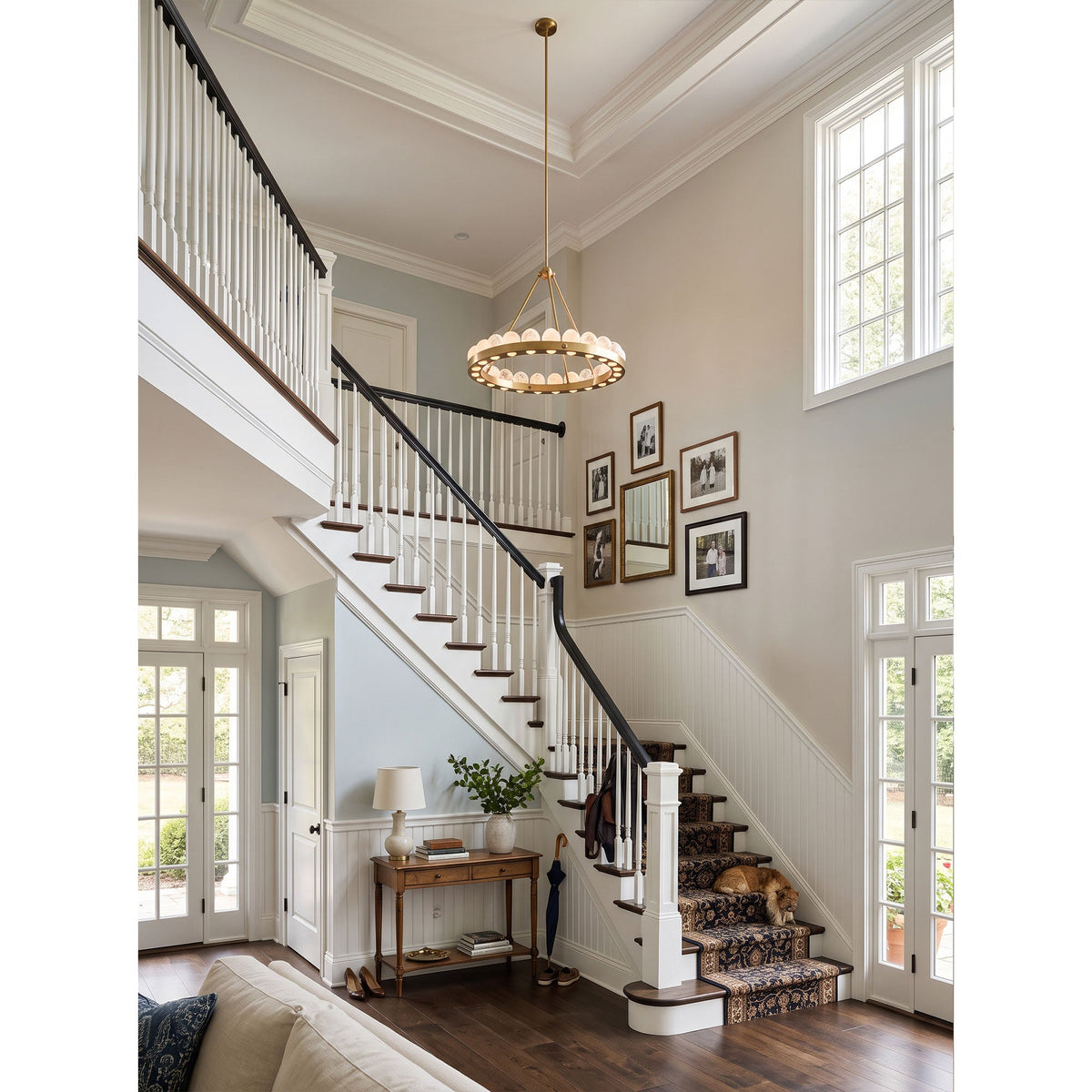Suter Alabaster Chandelier