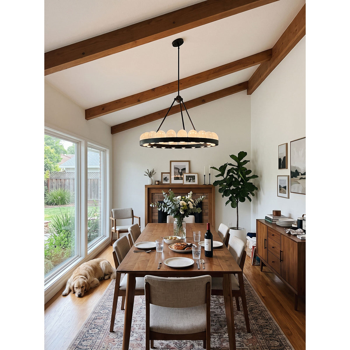 Suter Alabaster Chandelier