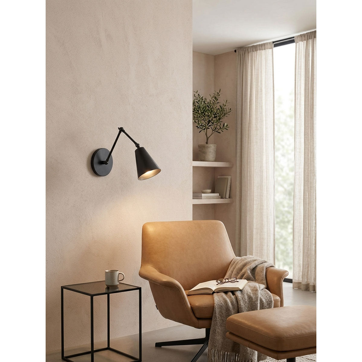 Sutter Swing-Arm Wall Sconce