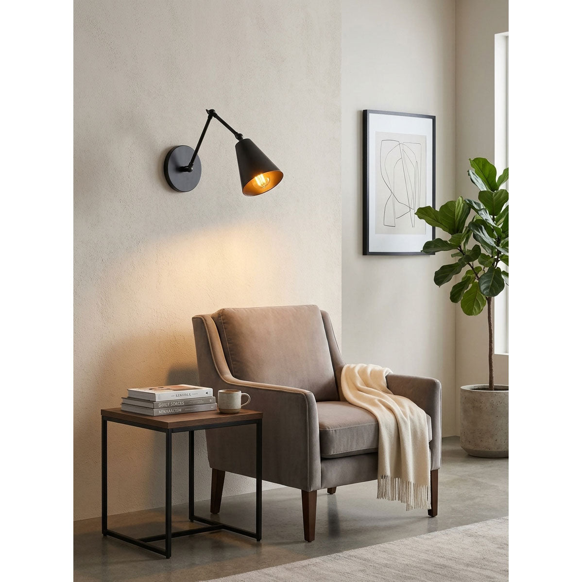 Sutter Swing-Arm Wall Sconce