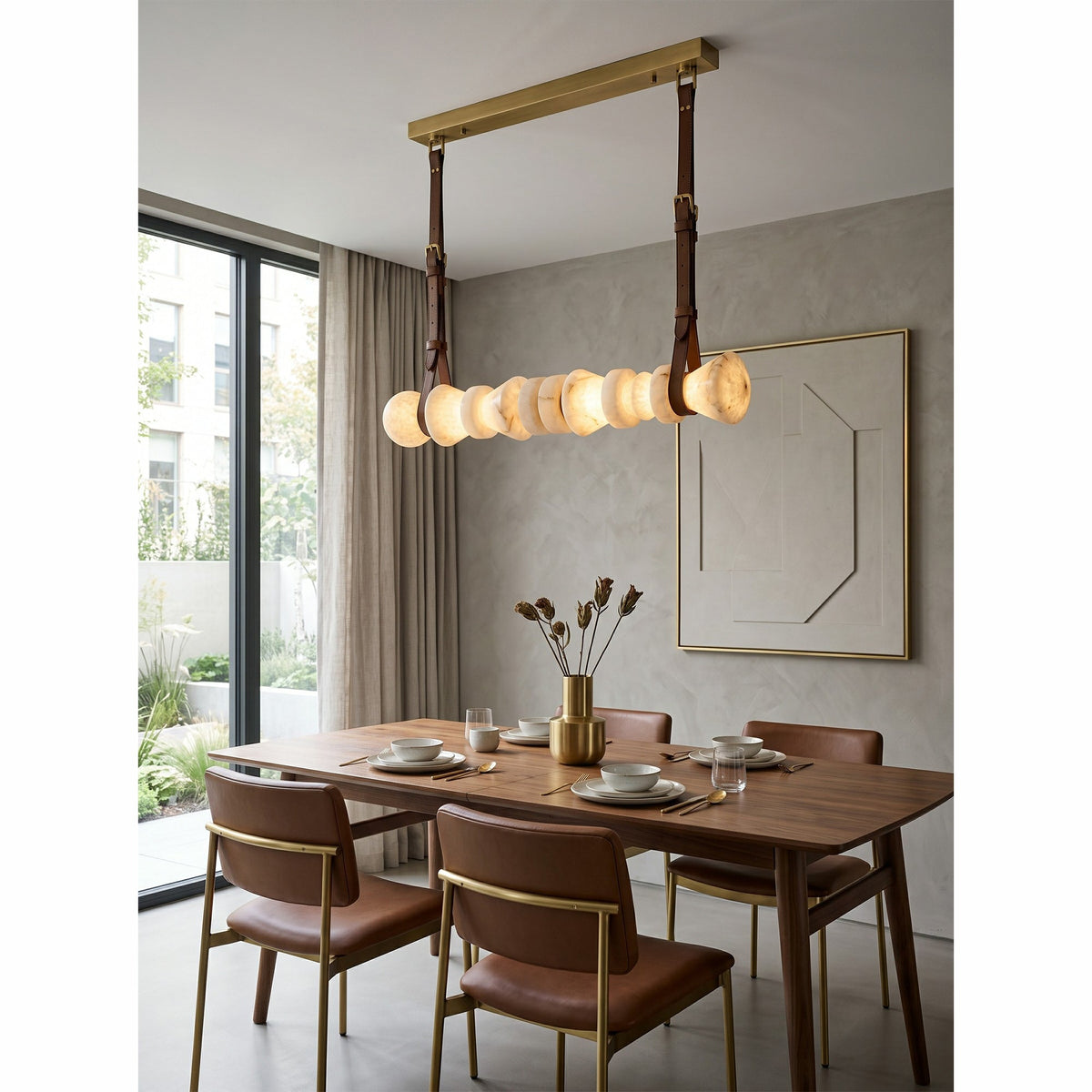 Tervaine Alabaster Chandelier