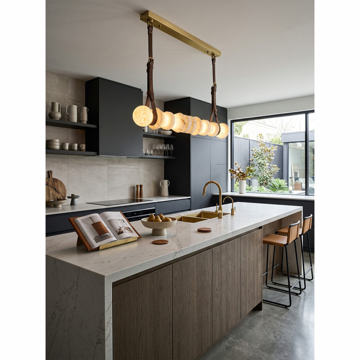 Tervaine Alabaster Chandelier