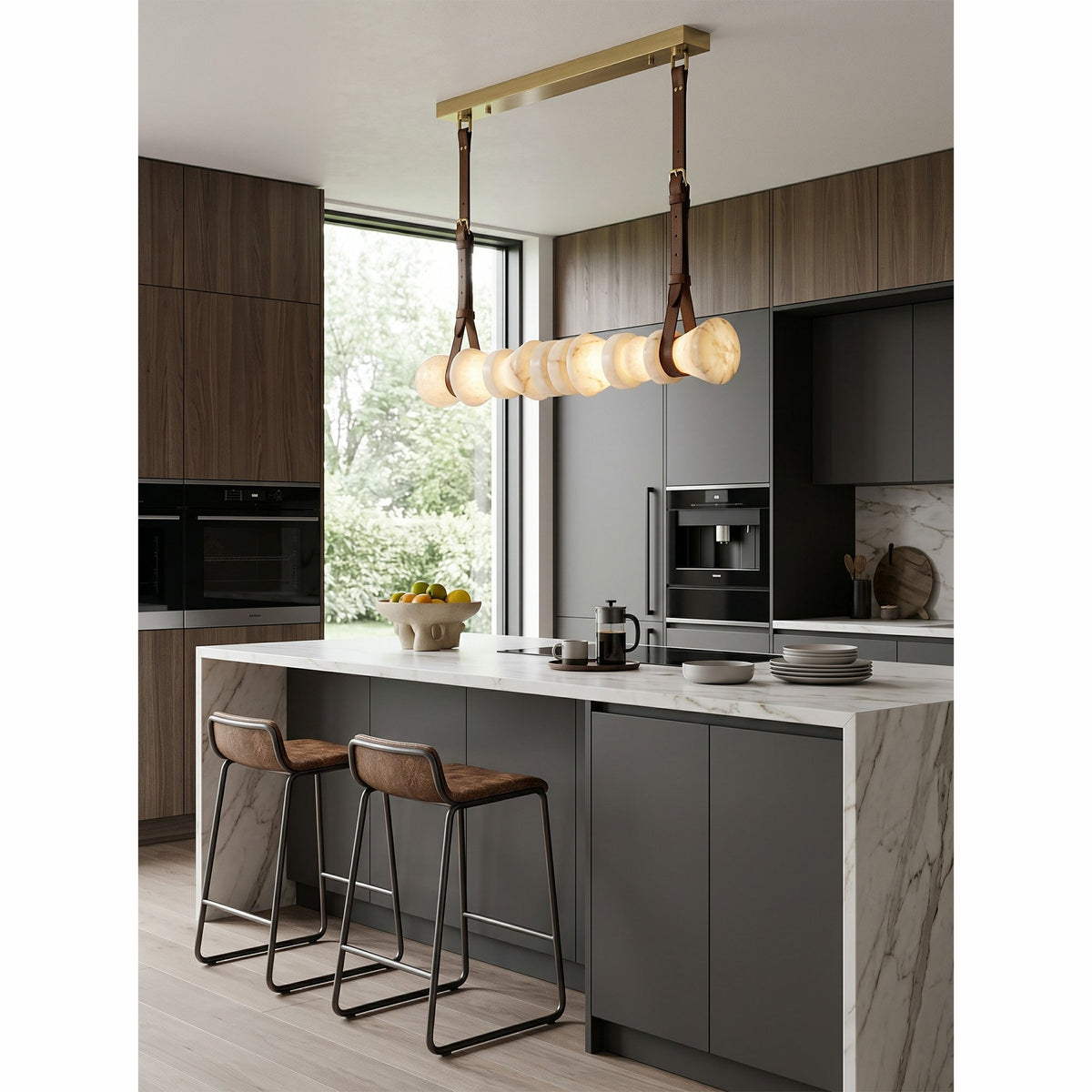 Tervaine Alabaster Chandelier
