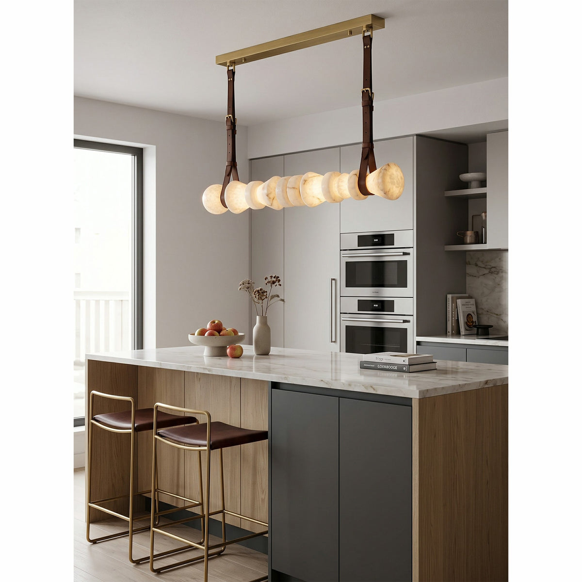 Tervaine Alabaster Chandelier