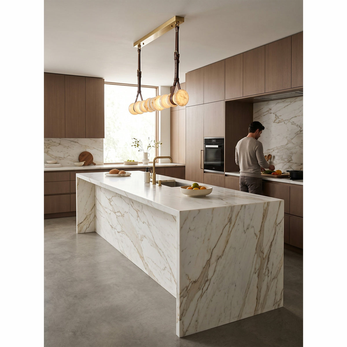 Tervaine Alabaster Chandelier