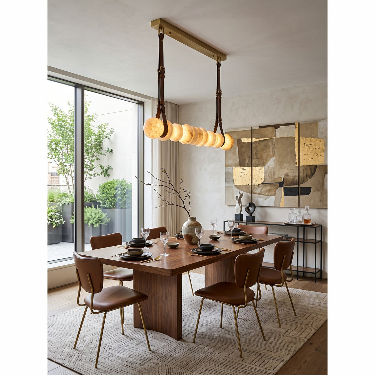 Tervaine Alabaster Chandelier