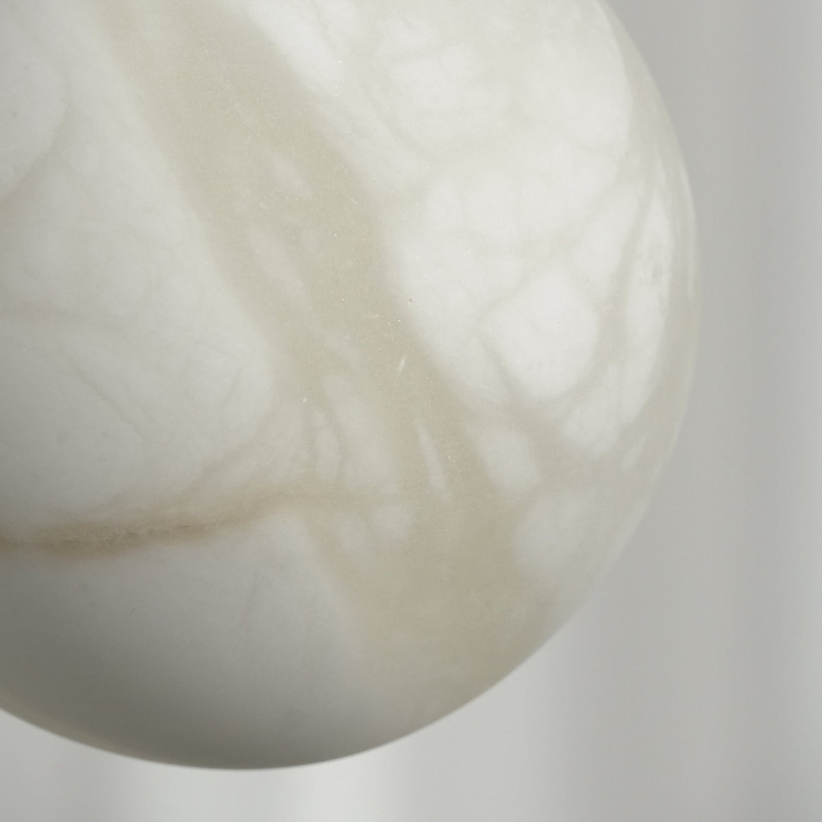 Tether 3-Light Alabaster Draped Chandelier