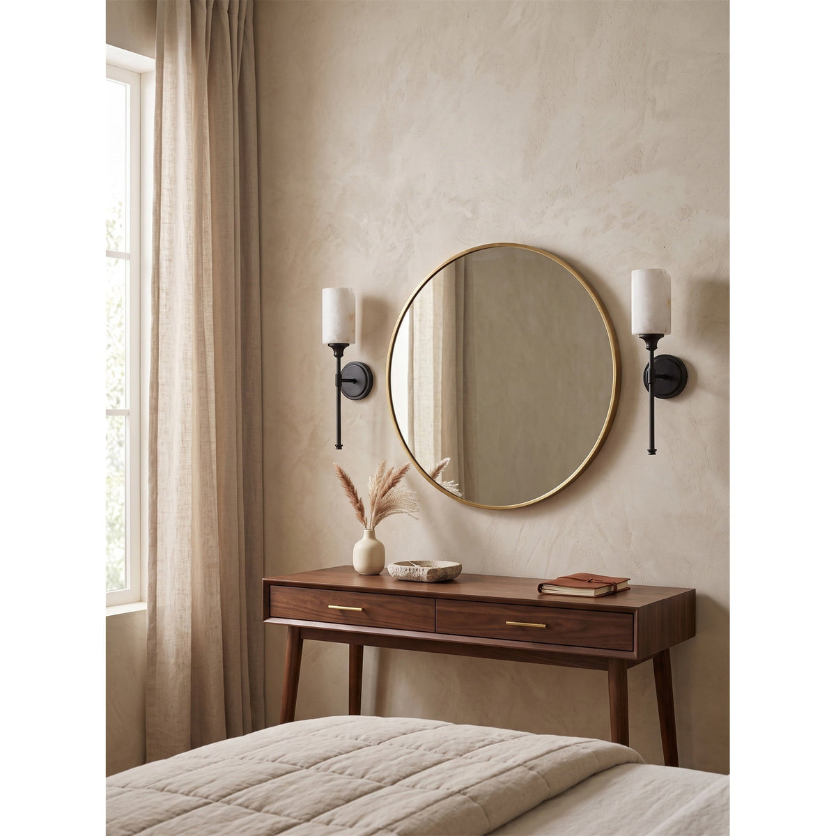 Tracie Alabaster Wall Sconce