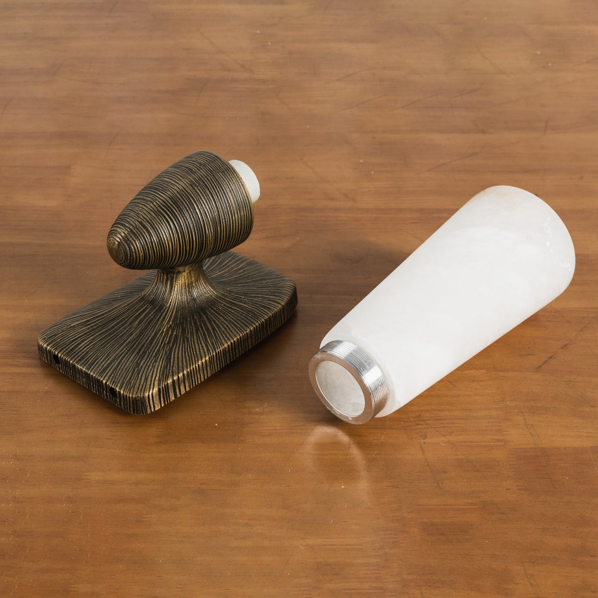 Twist Tapered Alabaster Wall Sconce
