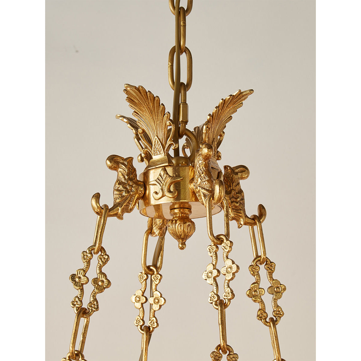 Valcourt Brass Scroll Chandelier