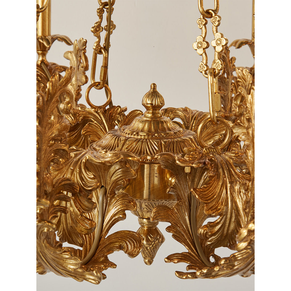 Valcourt Brass Scroll Chandelier