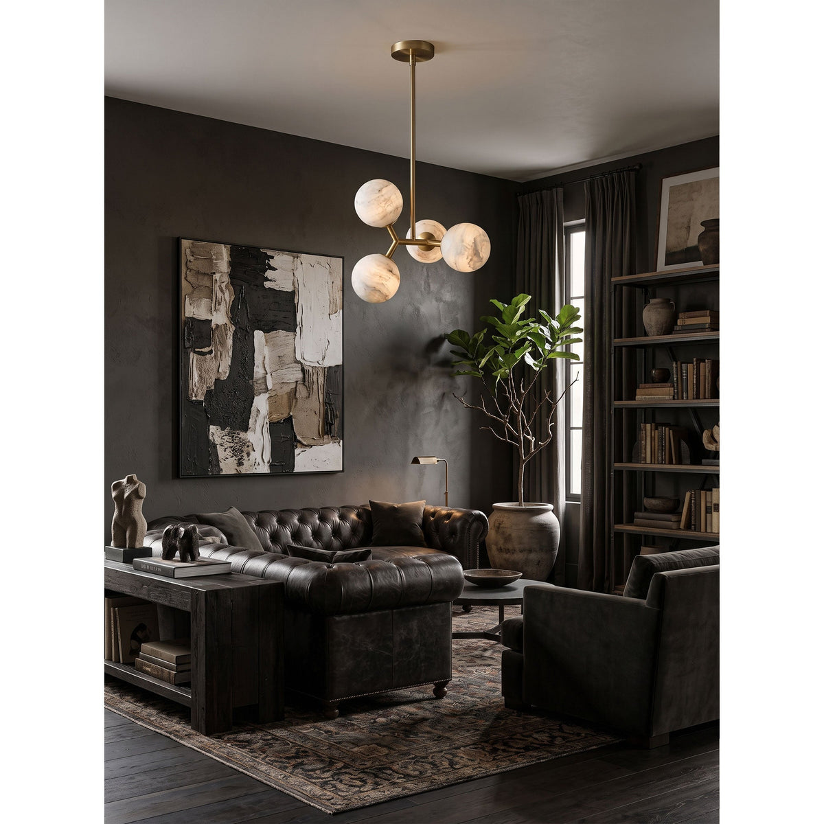 Veer Alabaster Pendant Lamp