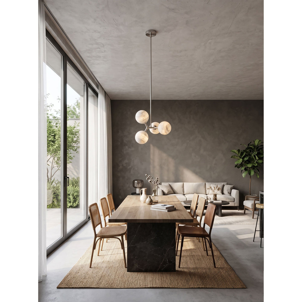 Veer Alabaster Pendant Lamp