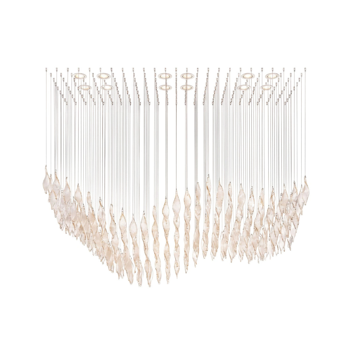 Vega Glass Chandelier
