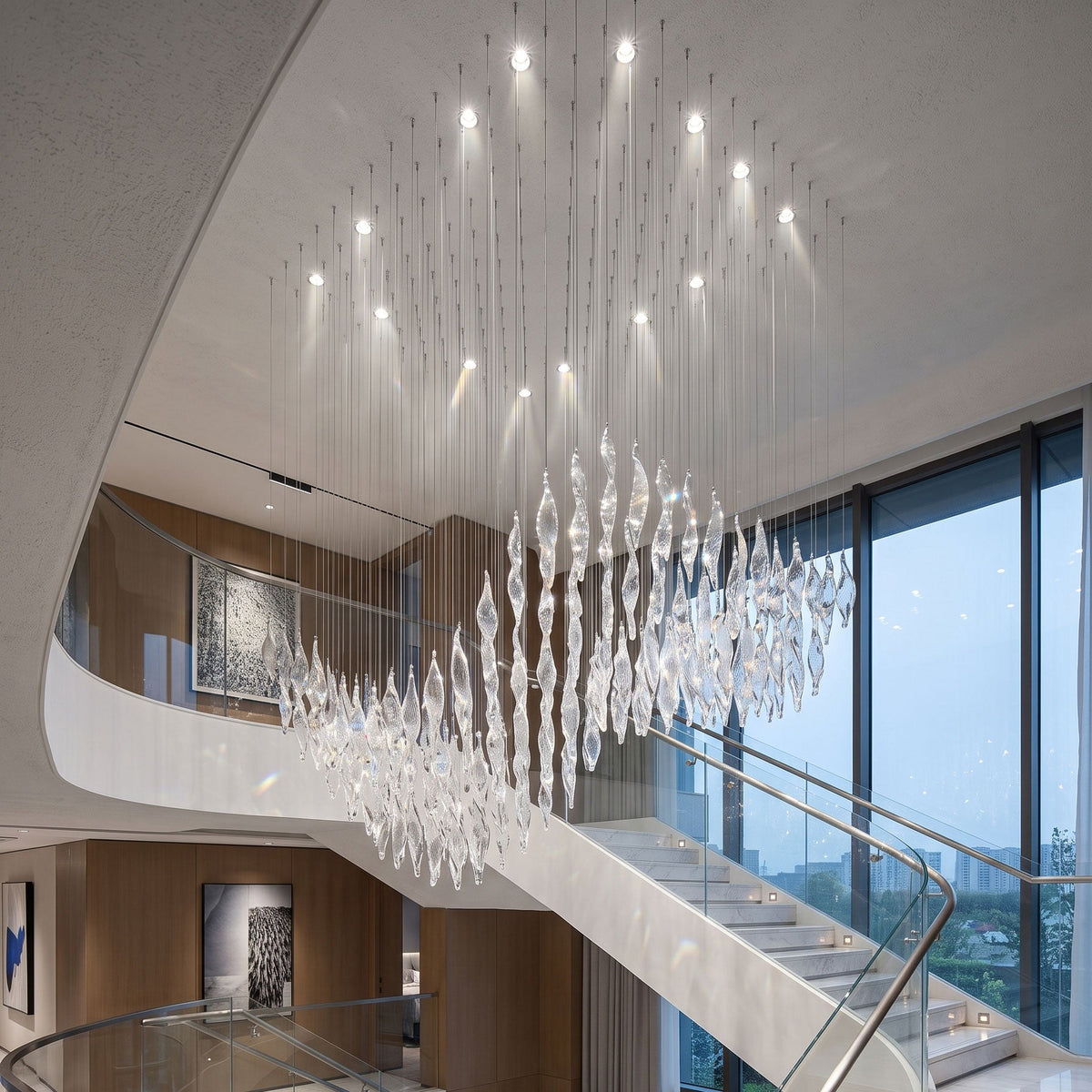 Vega Glass Chandelier
