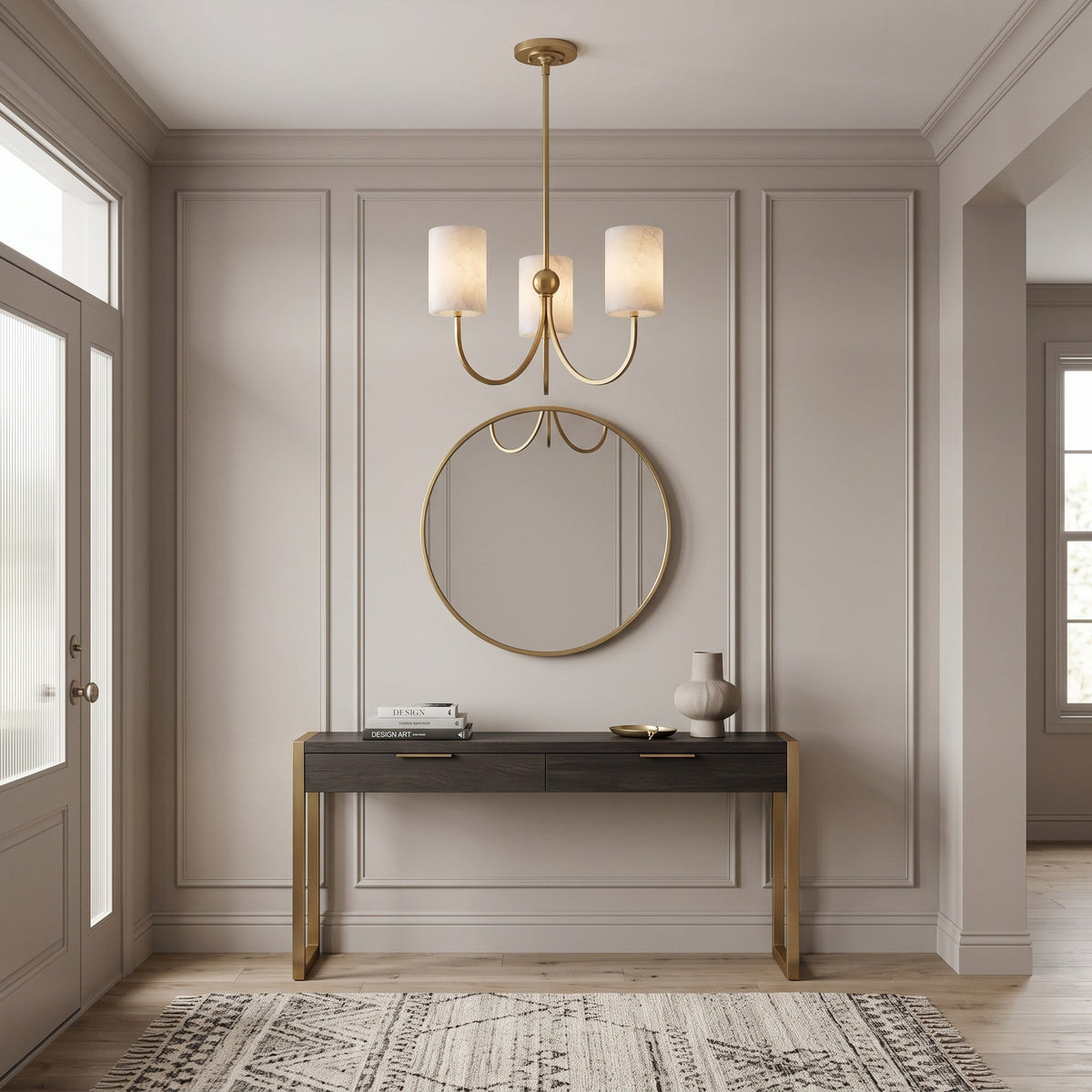 Velmora Alabaster Chandelier
