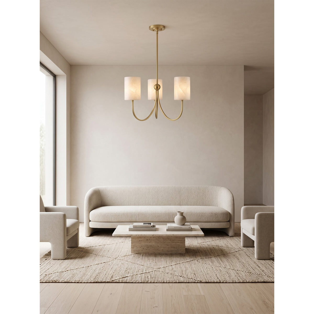 Velmora Alabaster Chandelier