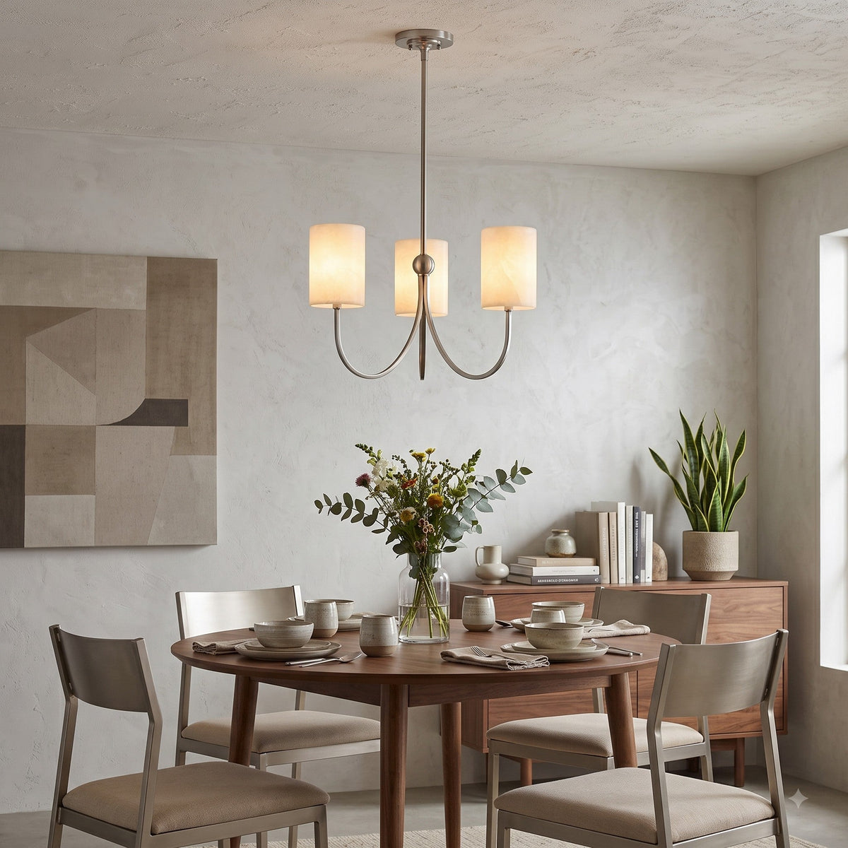 Velmora Alabaster Chandelier