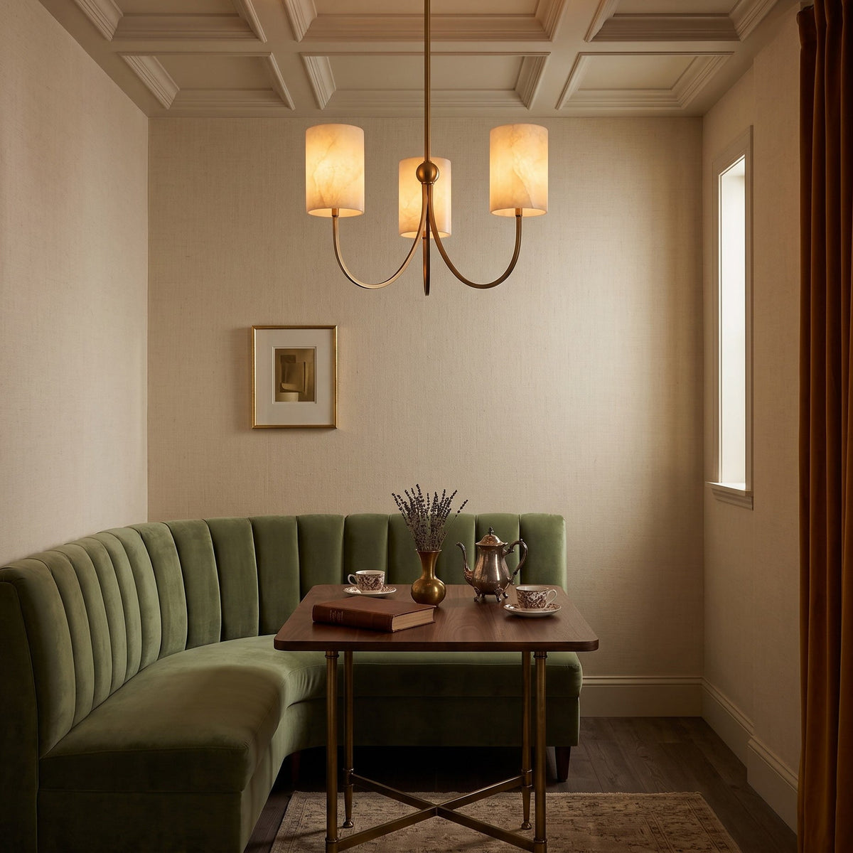 Velmora Alabaster Chandelier