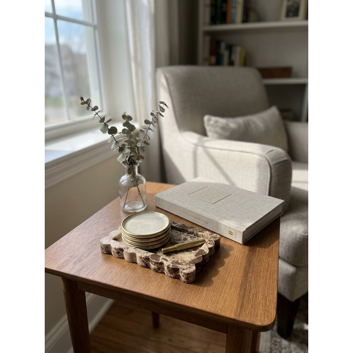 Wavy Stone Catchall Tray