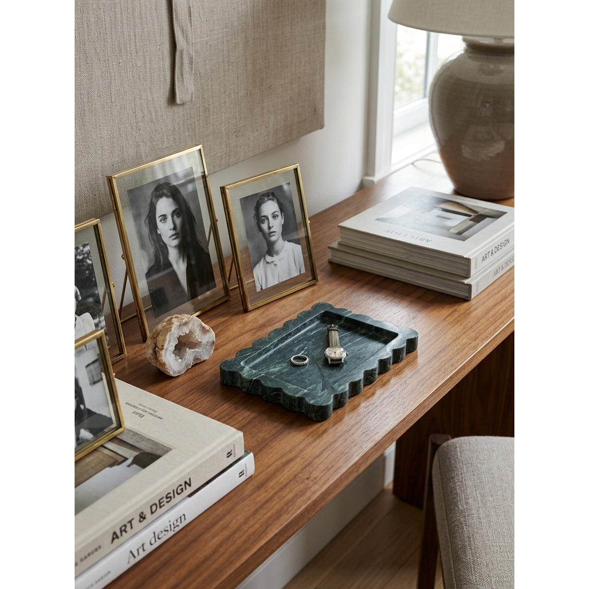 Wavy Stone Catchall Tray